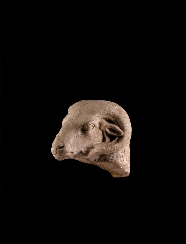 Ram head representing the god Khnoum